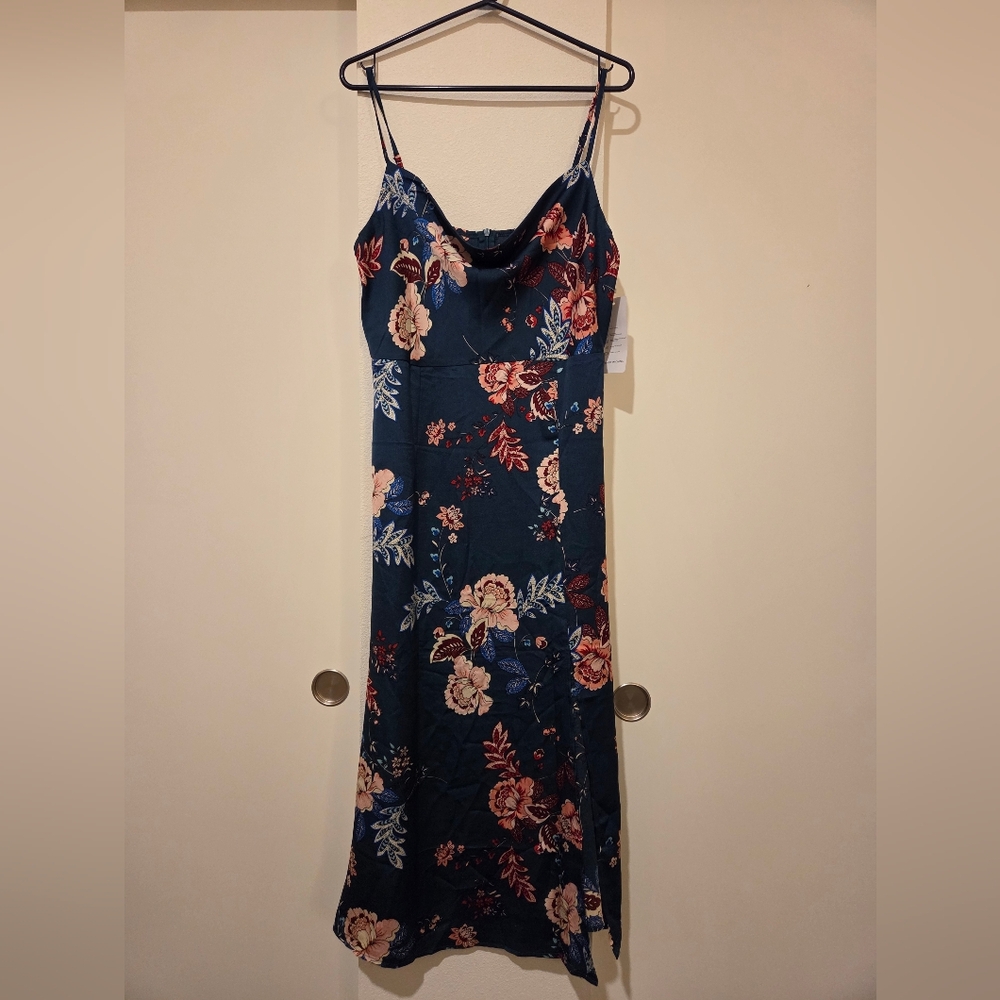 Floral Spaghetti Strap Dress